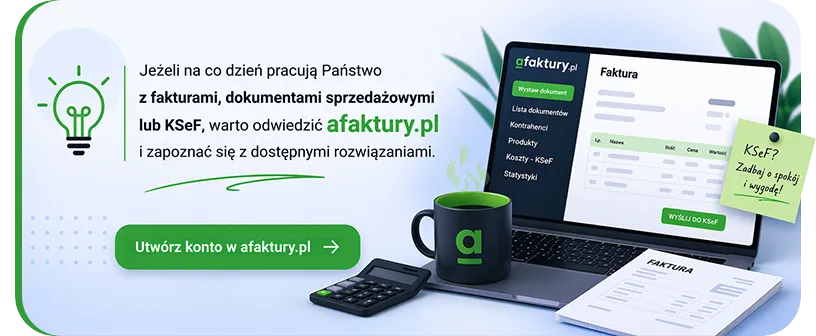 Utwórz konto w afaktury.pl