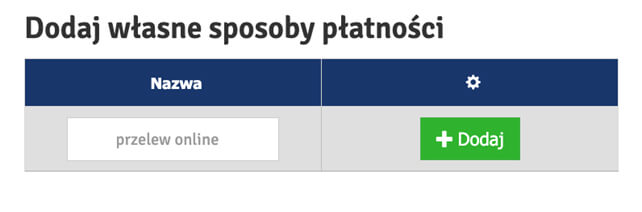 Jak dodać własny spos&oacute;b płatności do programu