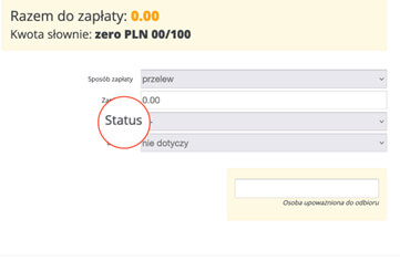 Jak przypisać, zmienić status faktury