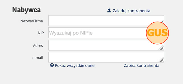Jak skorzystać z funkcji pobierania danych z gus